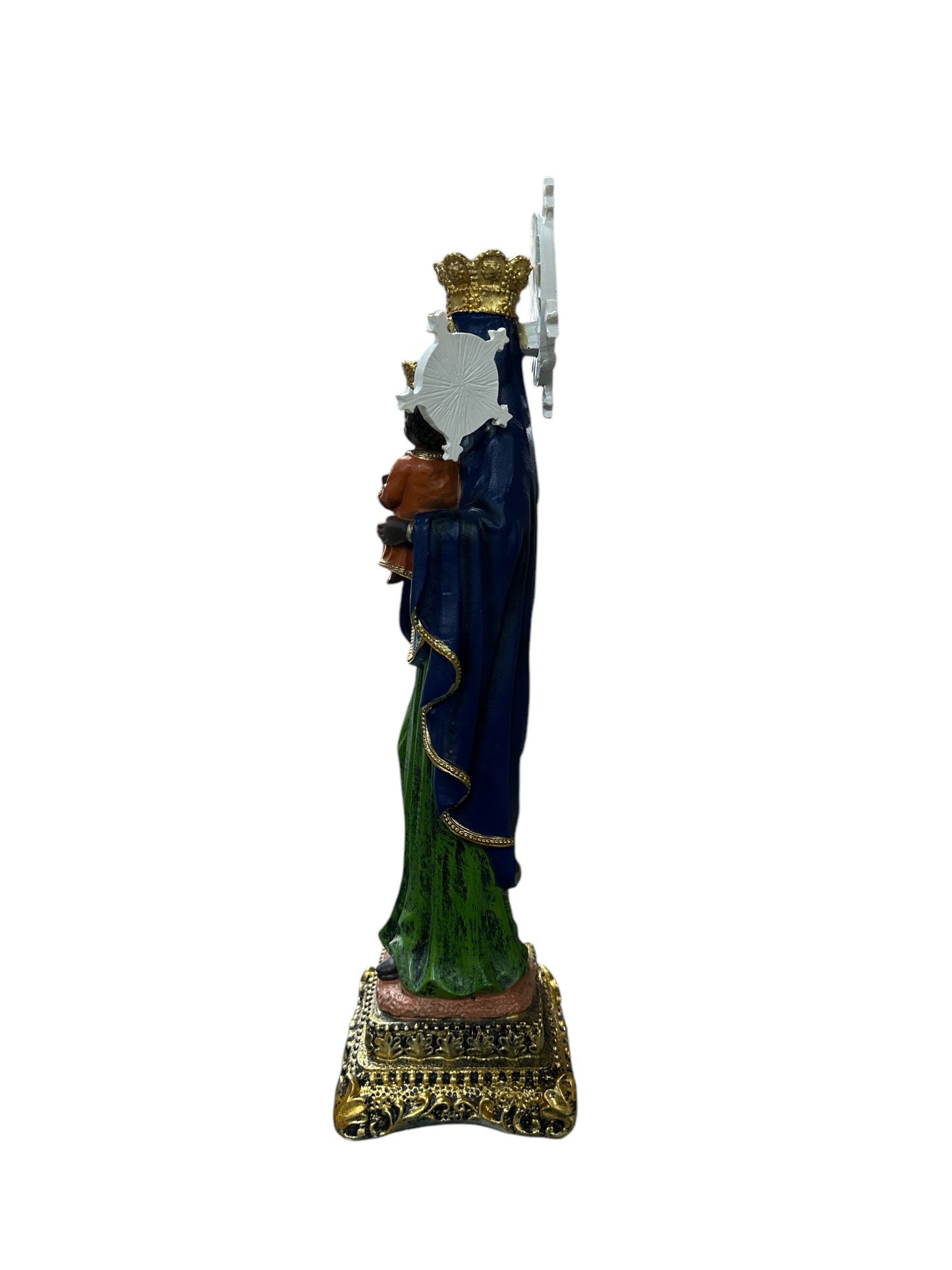 African Saint Bárbara / Ezili Dantor Statue 18”