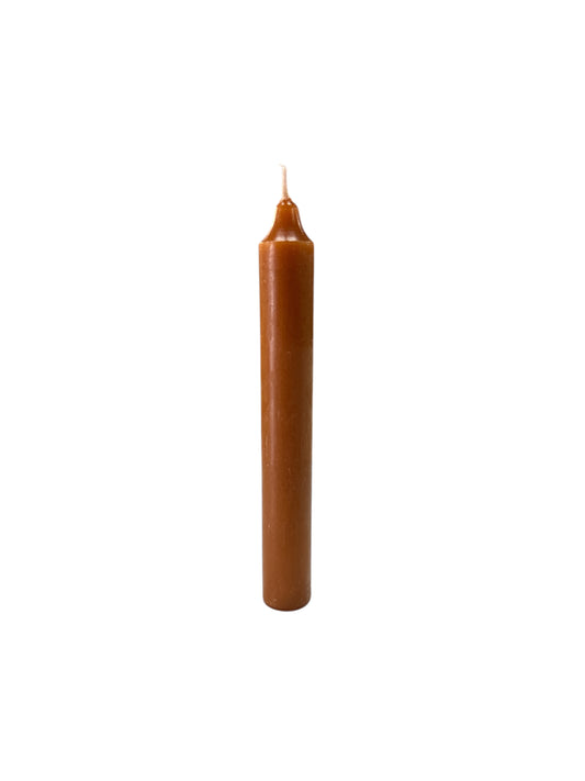 6" Brown Tape Candle