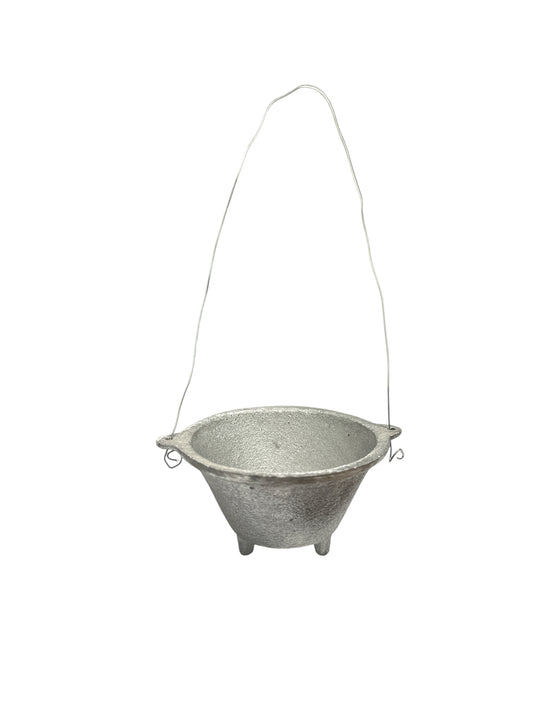 Aluminun Cauldron Incense Burner 3"x 1.5"