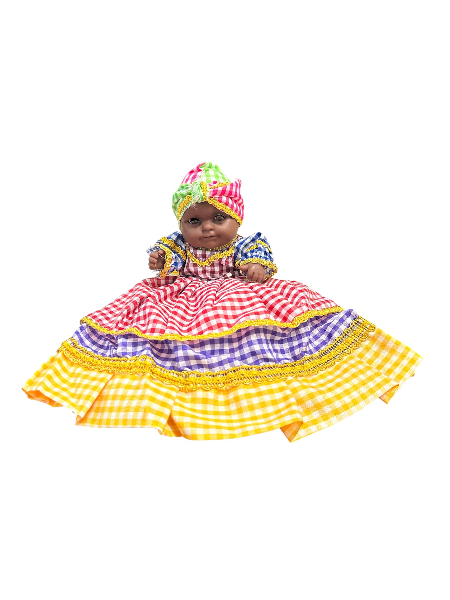 6" Spiritual doll dressed  in 7 Colors (Egun/ Ancestor)