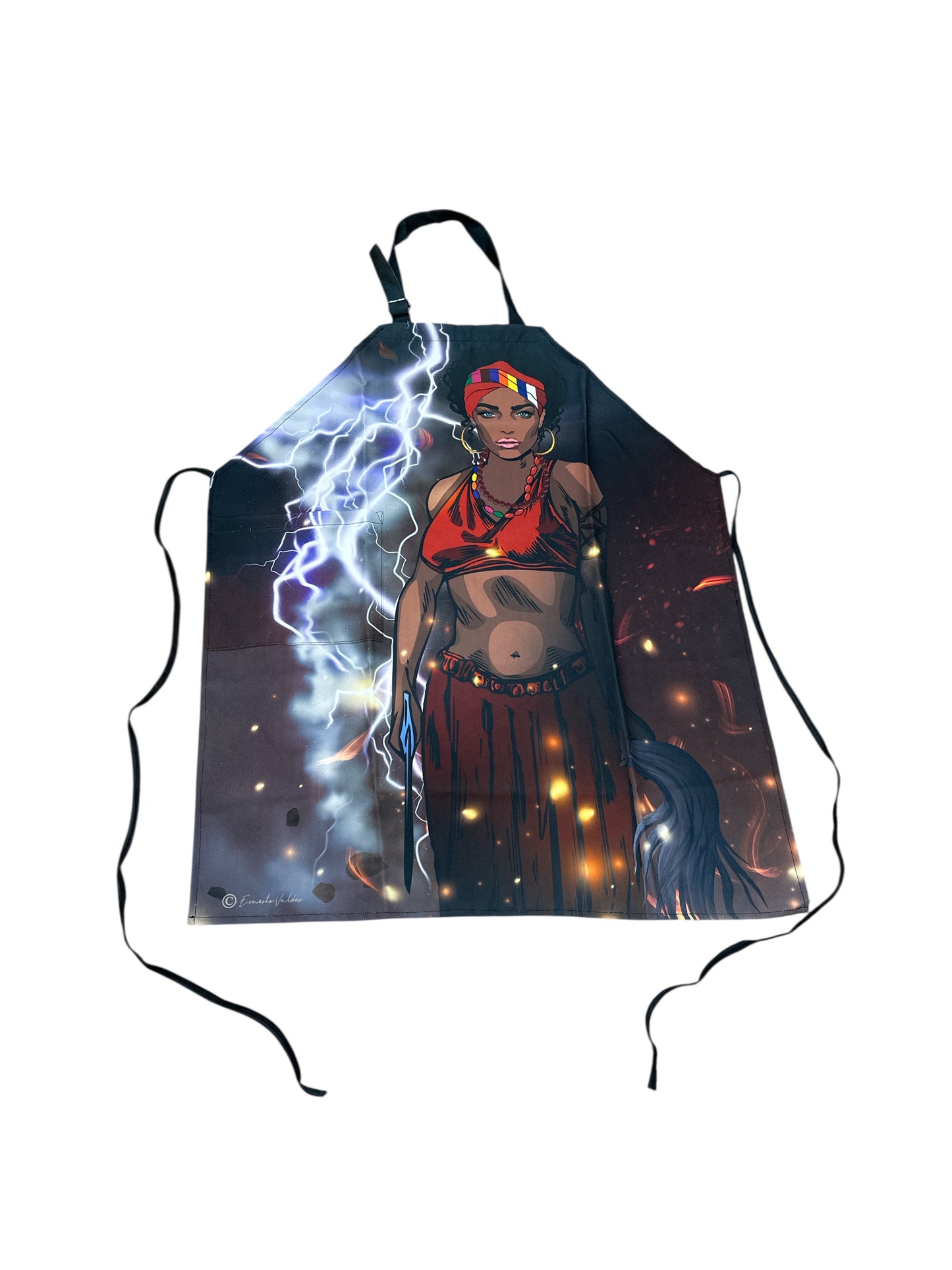 Long Apron with Orisha image