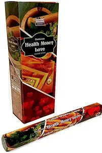 Health, Money, Love Incense 120 Sticks/  Incienso Salud, Dinero, Amor 6/1