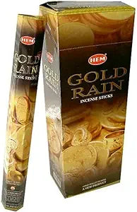 Gold Rain Incense 120Sticks / Incienso Lluvia Dorada 6/1