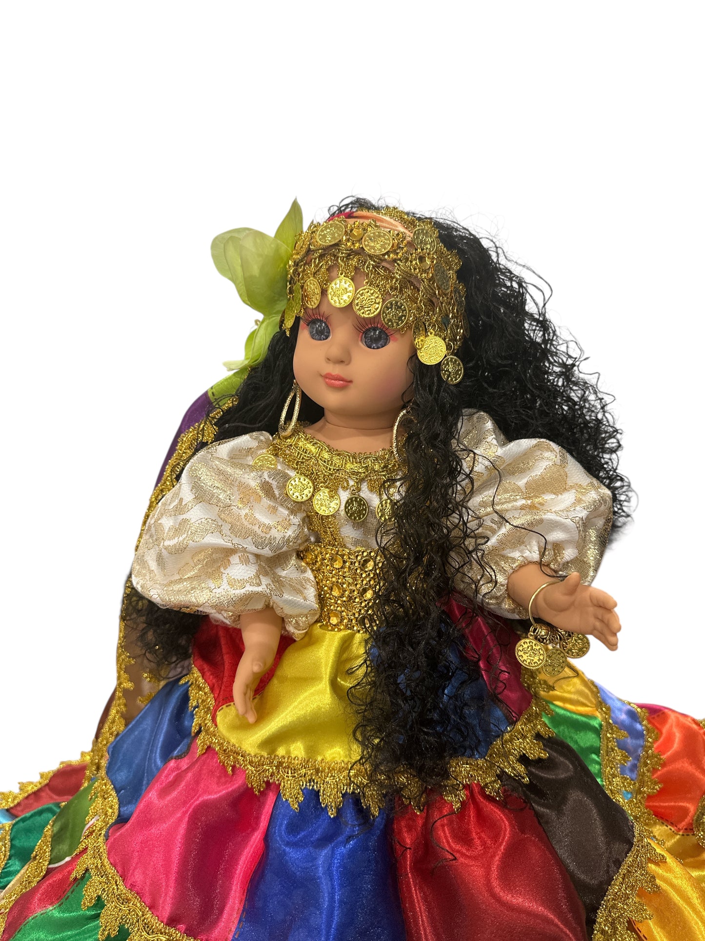 Multicolor Gipsy Spiritual Doll 17"