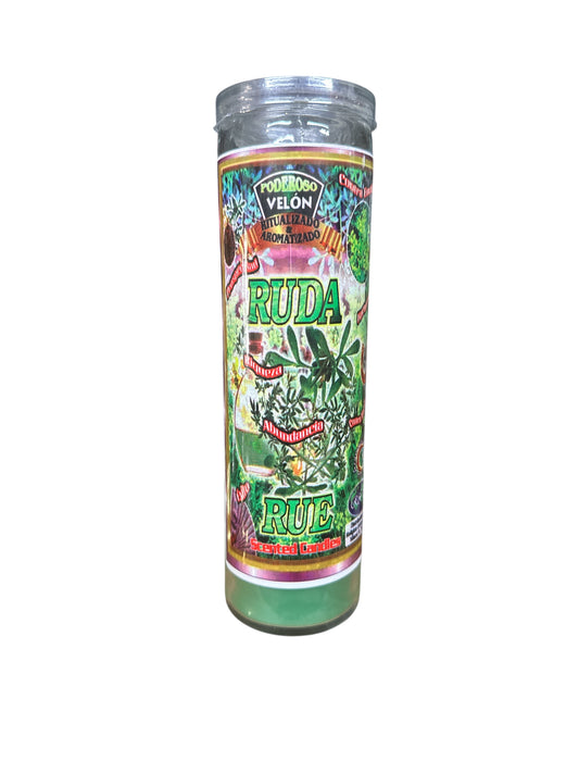 8" Aromatic Rue candle