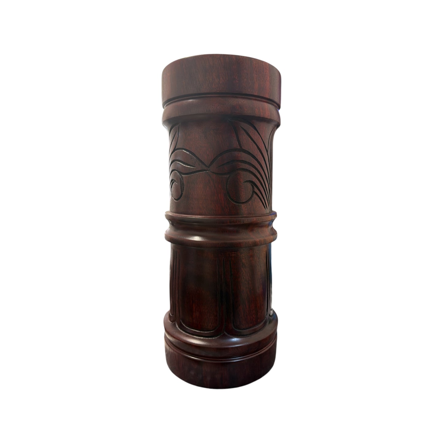 Carved Wooden Pestle (Pilon) 22"H x 9" W
