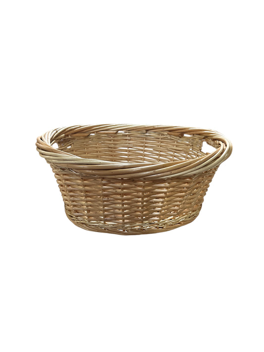 Wicker basket (Cesta) 18”H x 8.5”W