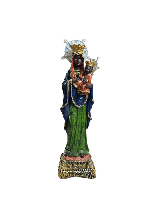 African Saint Bárbara / Ezili Dantor Statue 18”