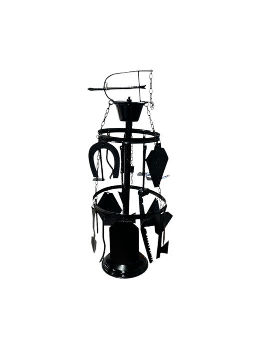 Black Chiviriqui  19”H x 8”W
