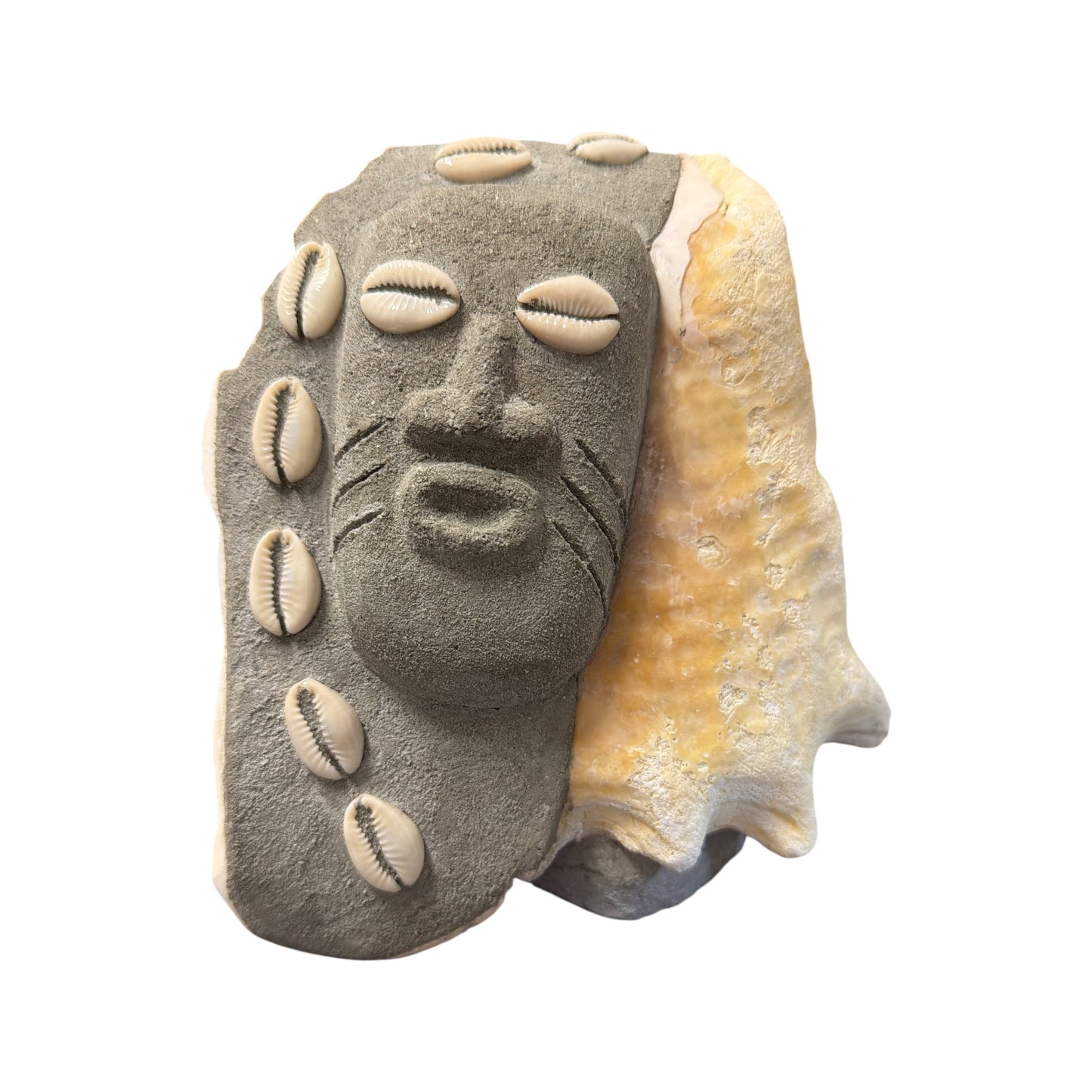 Eshu Aye Elegua Concha Aje concha 7"X 7"