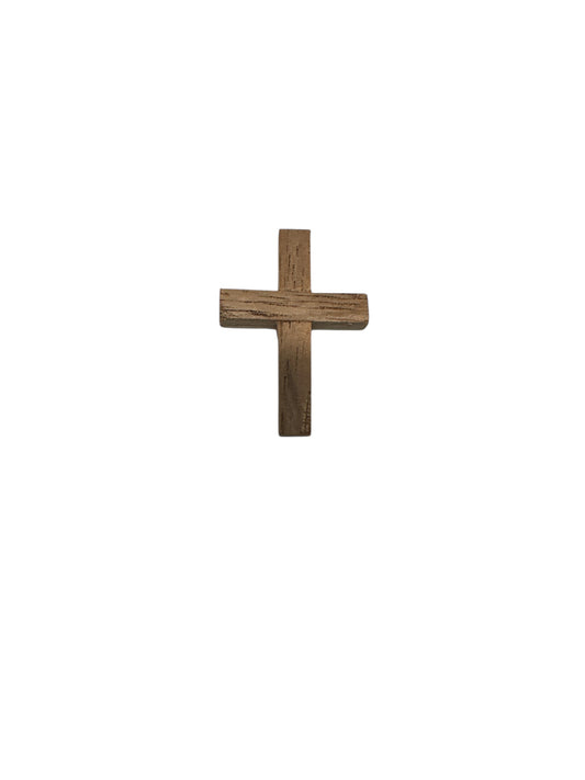 Small Cedar Cross (Cruz Cedro) 2”x 1”