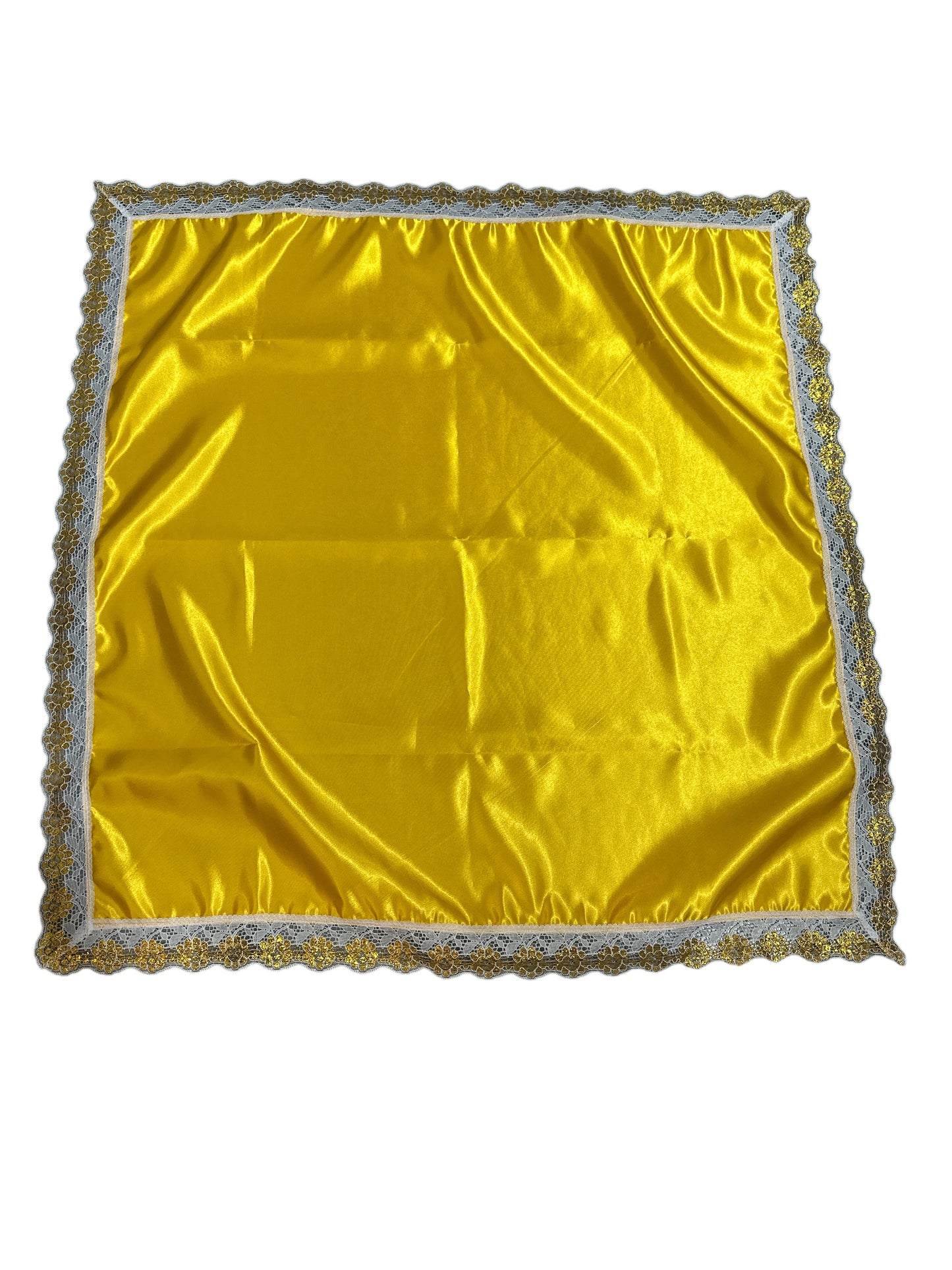 Satin and Lace trimming Cloth 36"x 36"