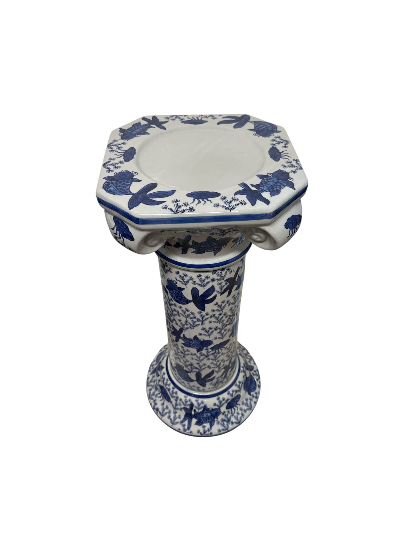 Olokun Pedestal  22"H x 10"W