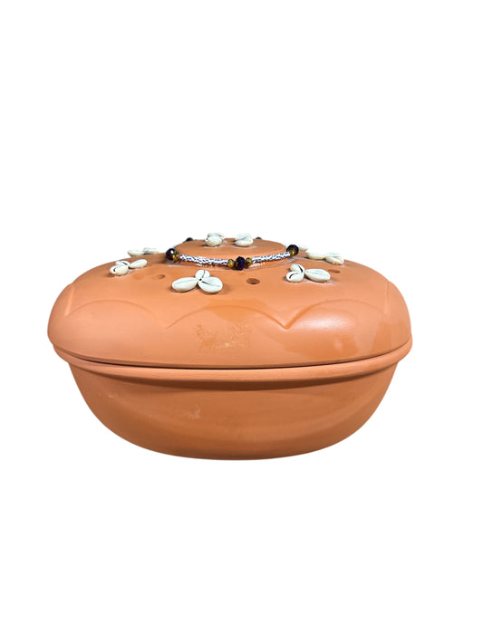 Clay Casserole for Saint Lazarus 9"H x 14"L x 11"W