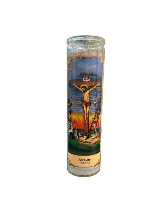 8" Just Judge candle