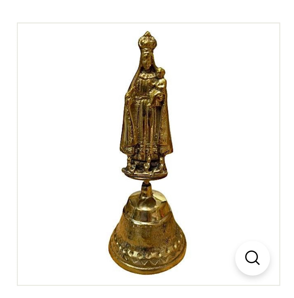 Campana de bronze caridad del cobre 6.4”