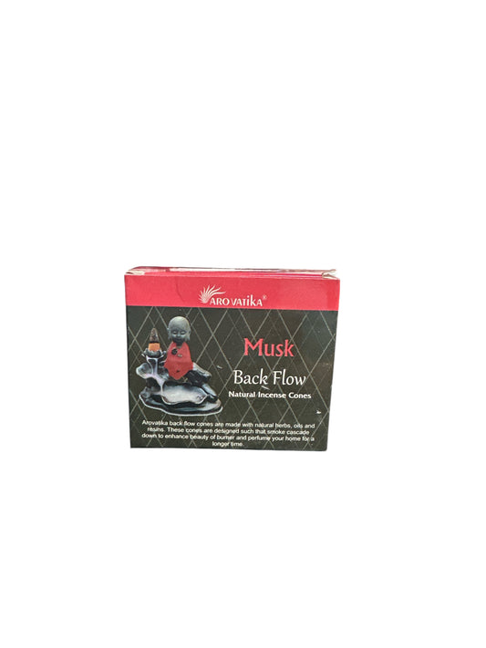 Musk incense cones backflow (10 cones)