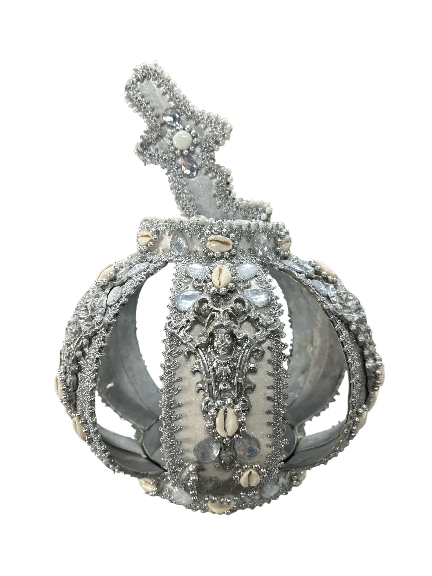 Obatala metal crown 17”H x 13”W