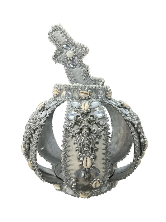Obatala metal crown 17”H x 13”W
