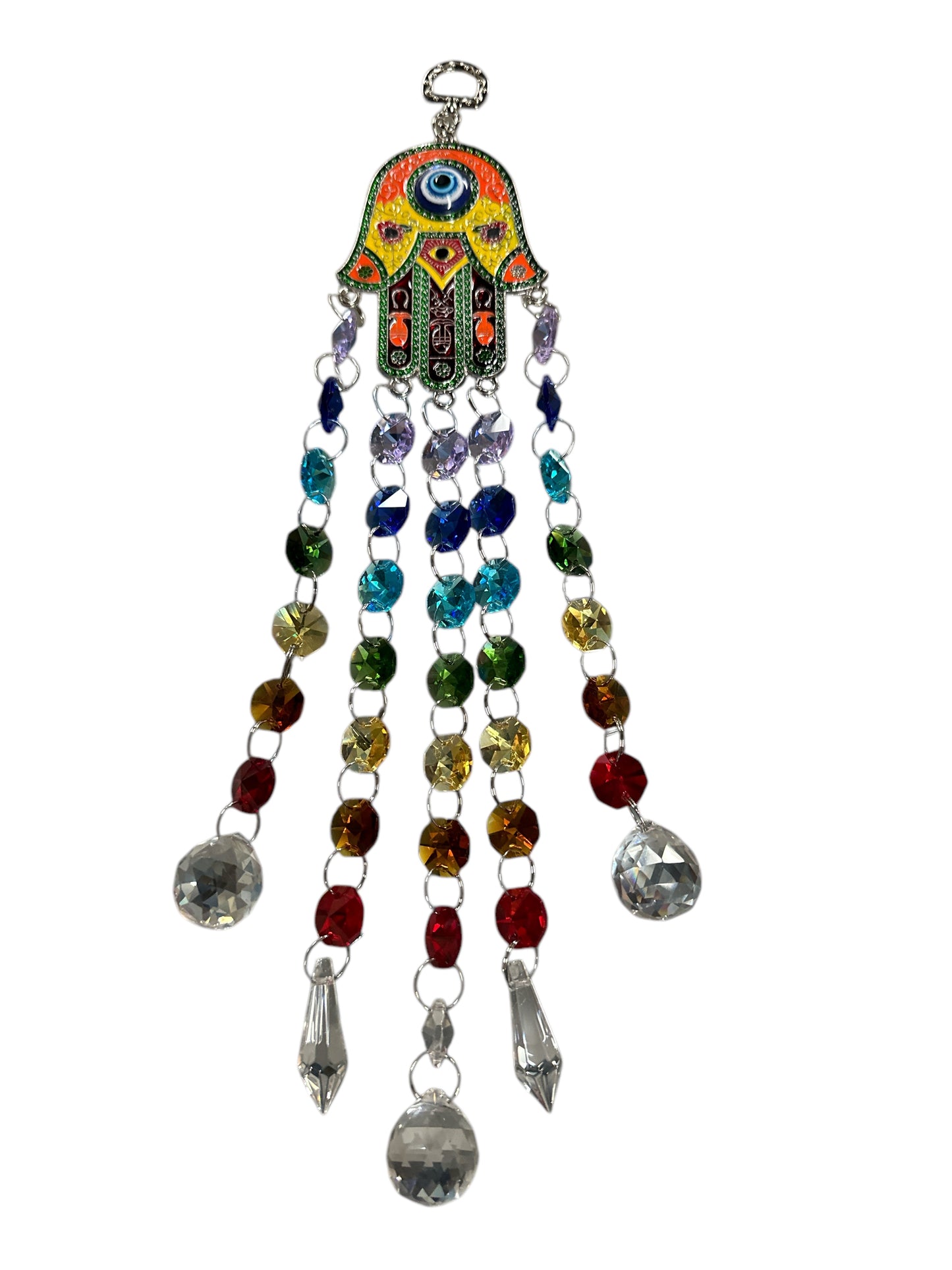 Hanging Amulet Mano de Fatima/ ojo truco