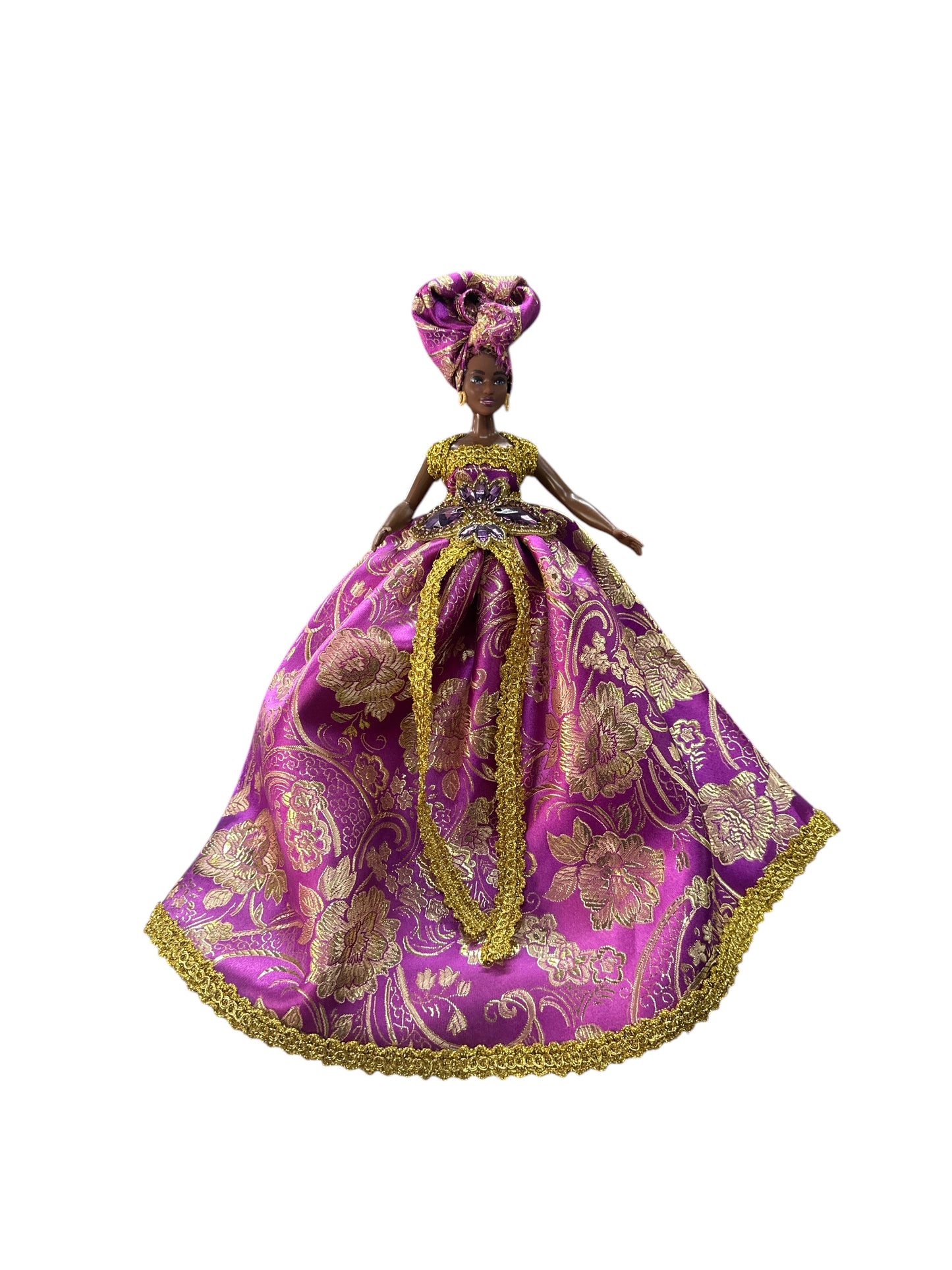 Barbie Size Doll (Purple)