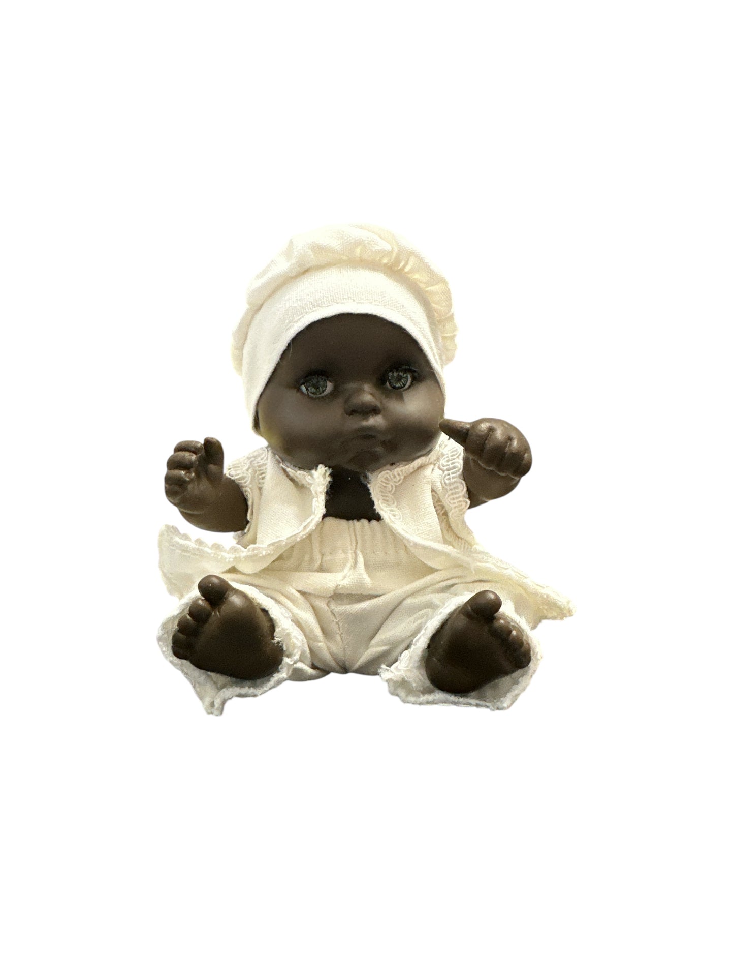 6" Baby boy dressed in white (Ibeyi/ Obatala)