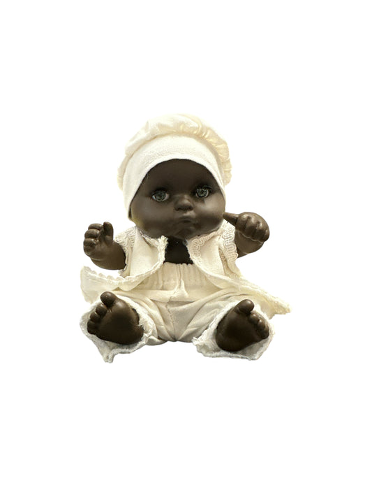6" Baby boy dressed in white (Ibeyi/ Obatala)