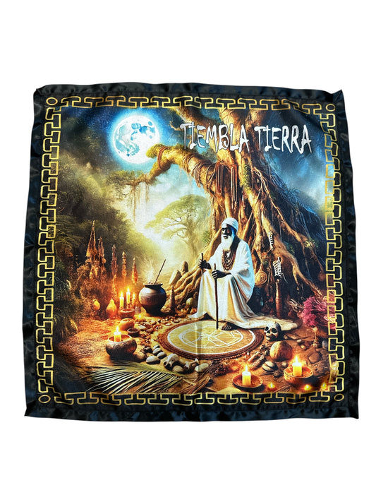 Earth Trembles (Tiembla Tierra) Cloth 19"x 19"
