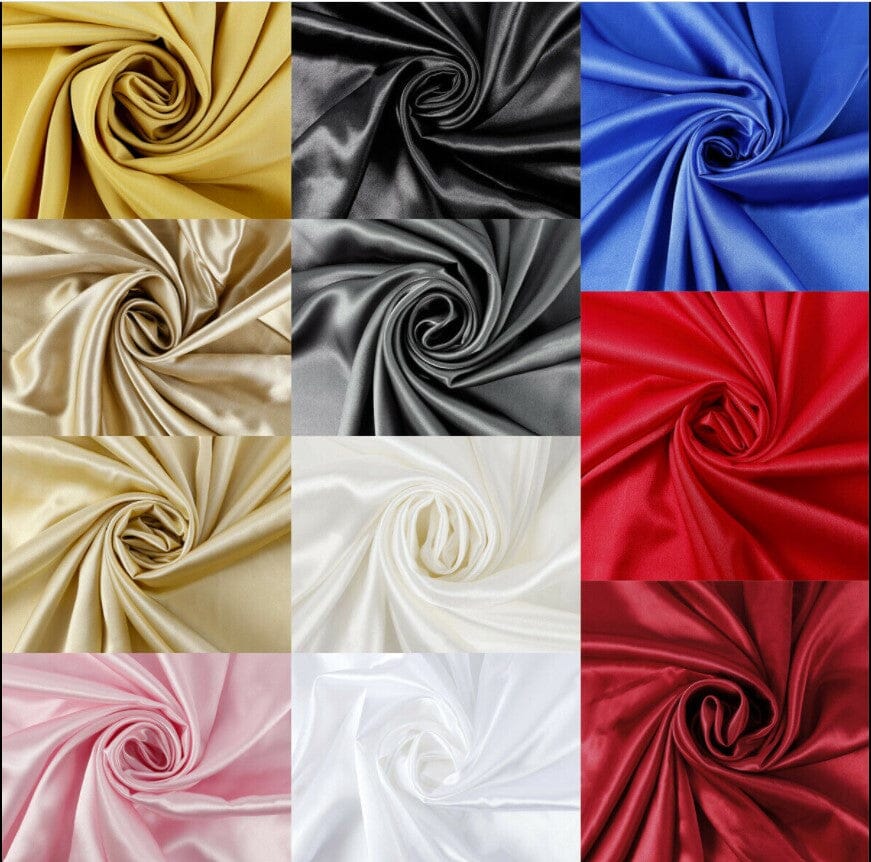 Gold Satin Fabric/ Satin Dorado