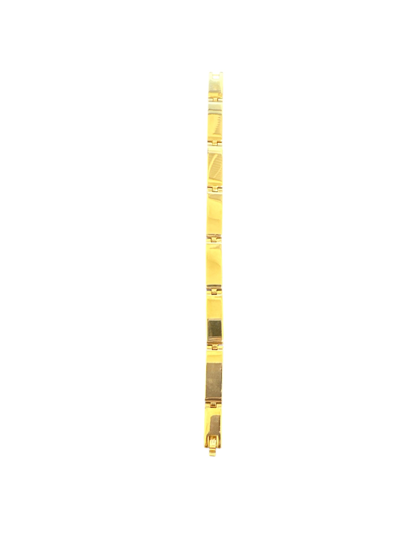 Orula bracelet (ide) Metal gold male Size 8"