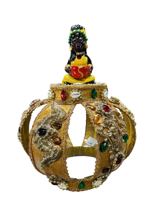 Ochun Ololodi metal crown 17”H x 13” W