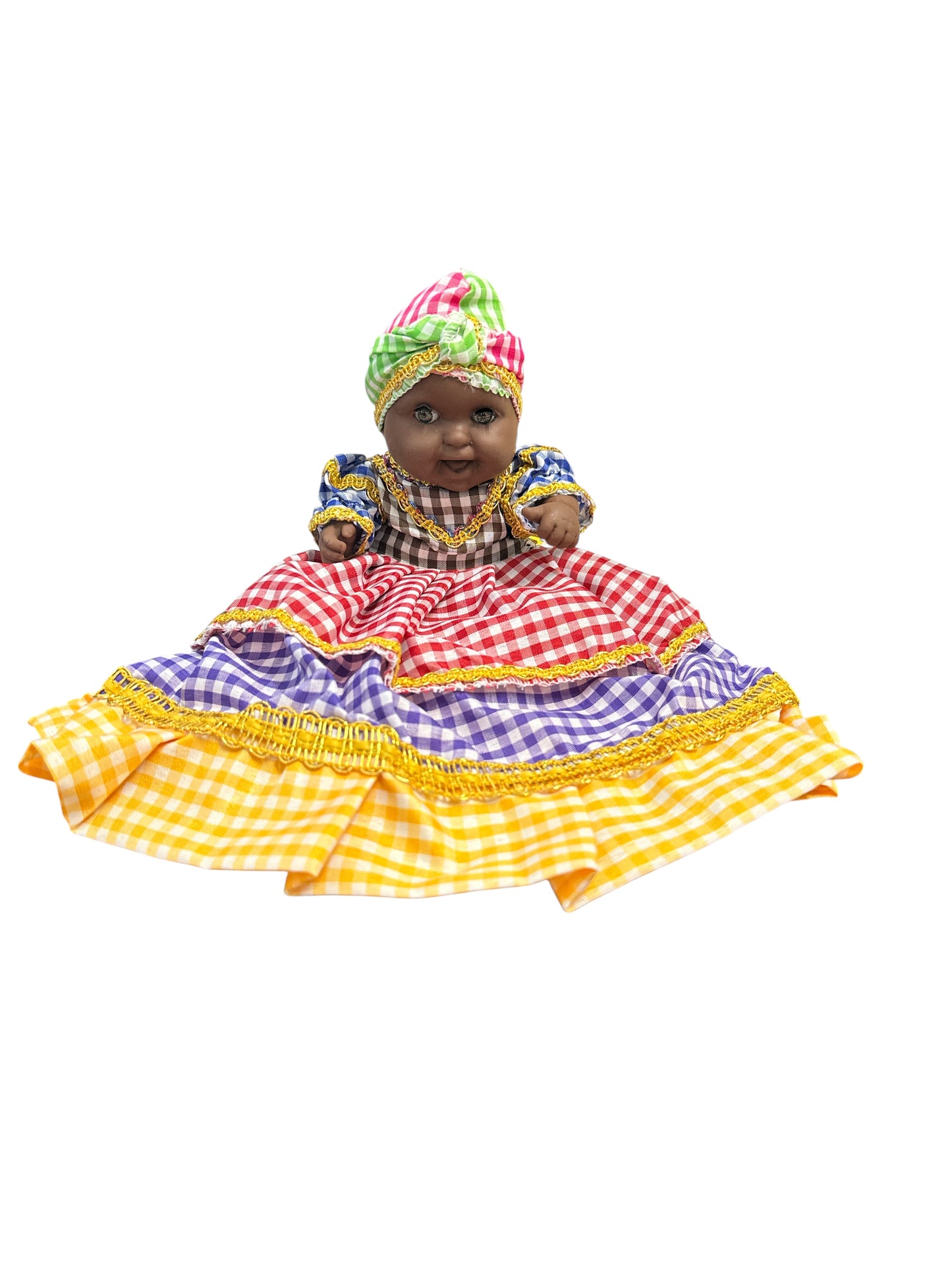 6" Spiritual doll dressed  in 7 Colors (Egun/ Ancestor)