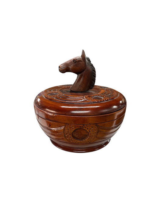 Bowl with horse head (Batea)5”H x 10”W