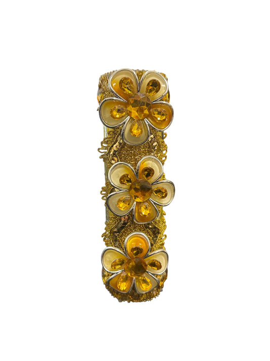 8" Ochun decorated candle