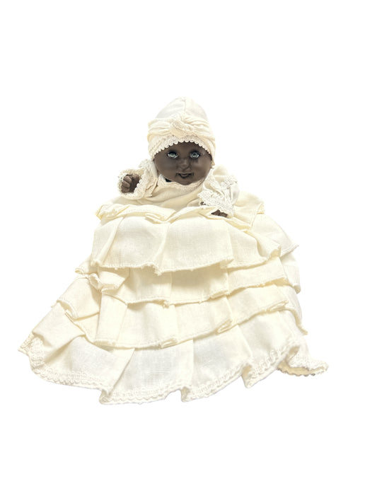 6" Spiritual doll dressed in White  (Ibeyi)