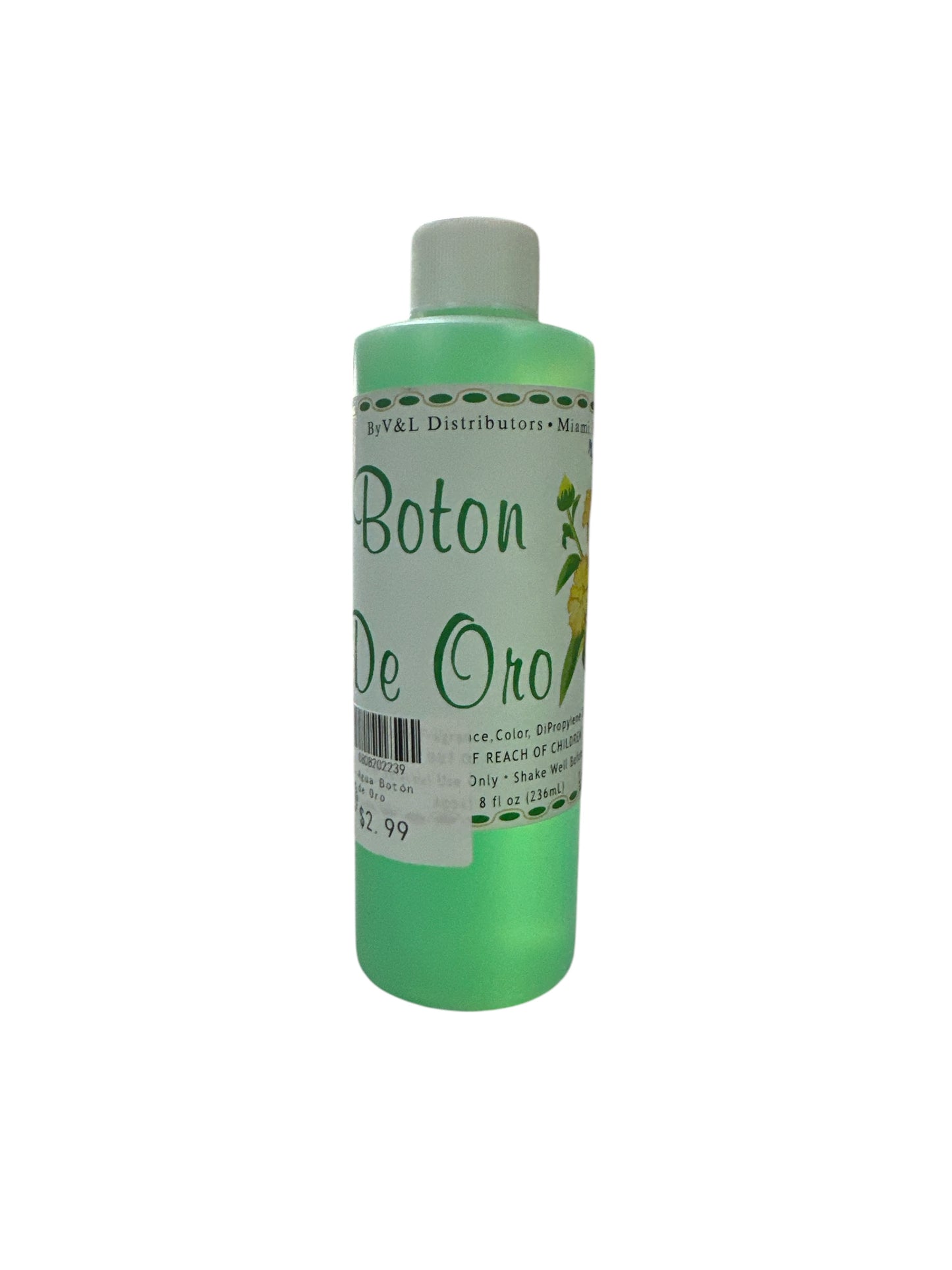 Agua Esotérica Botón de Oro 8 oz