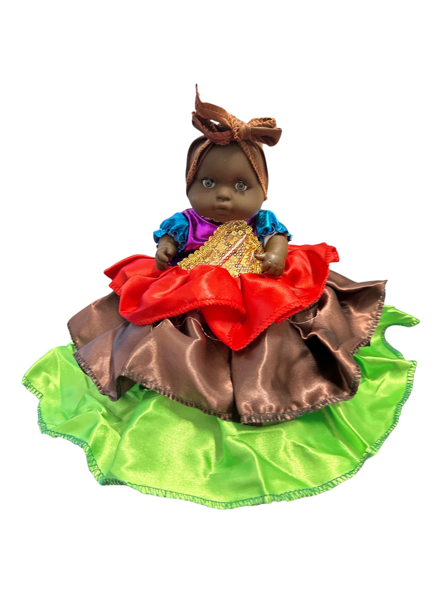 6" Spiritual doll 7 colors dress (Egun/ Ancestor)
