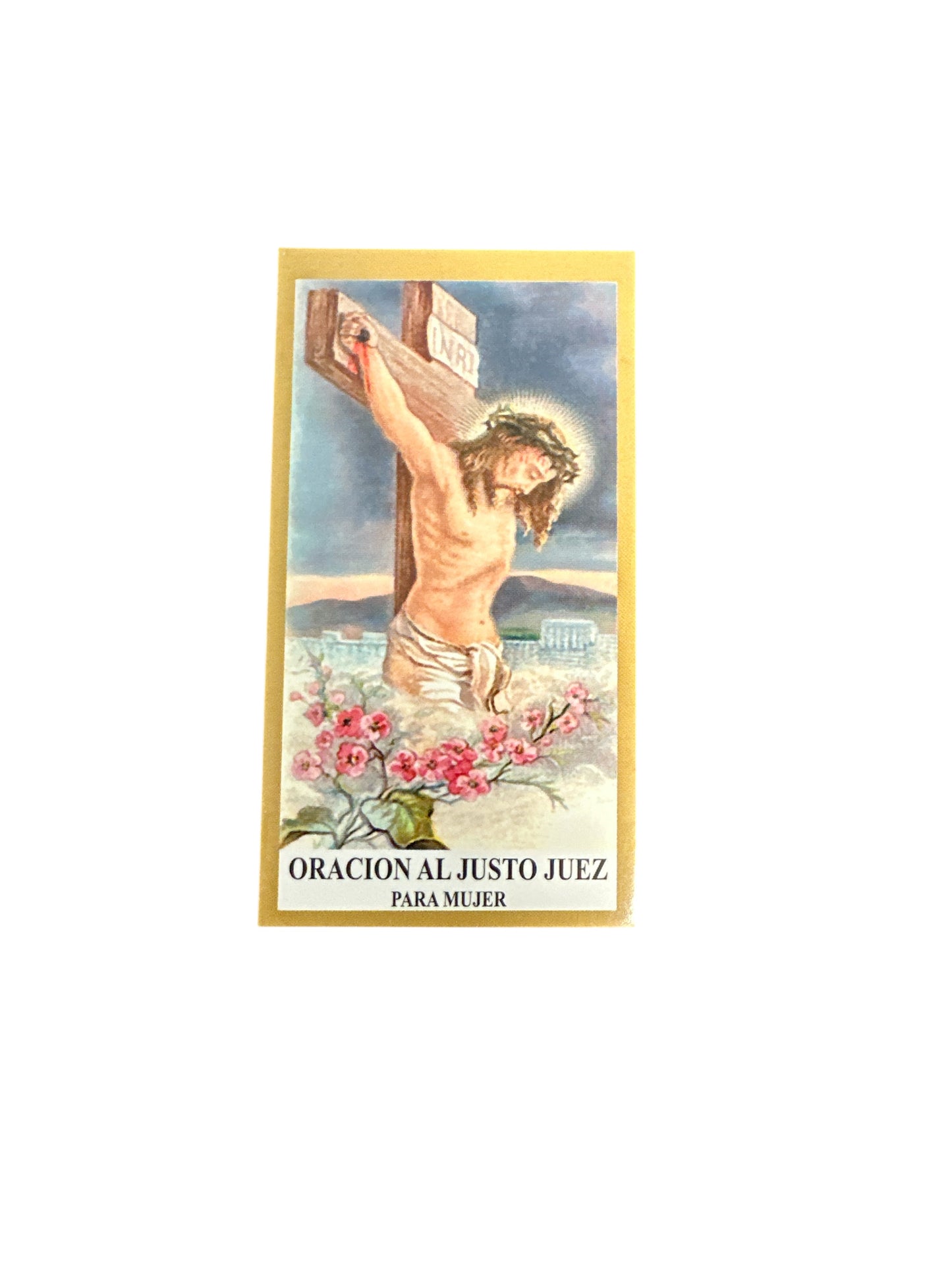 Prayer Card Just Judge for Women 4"x 2"