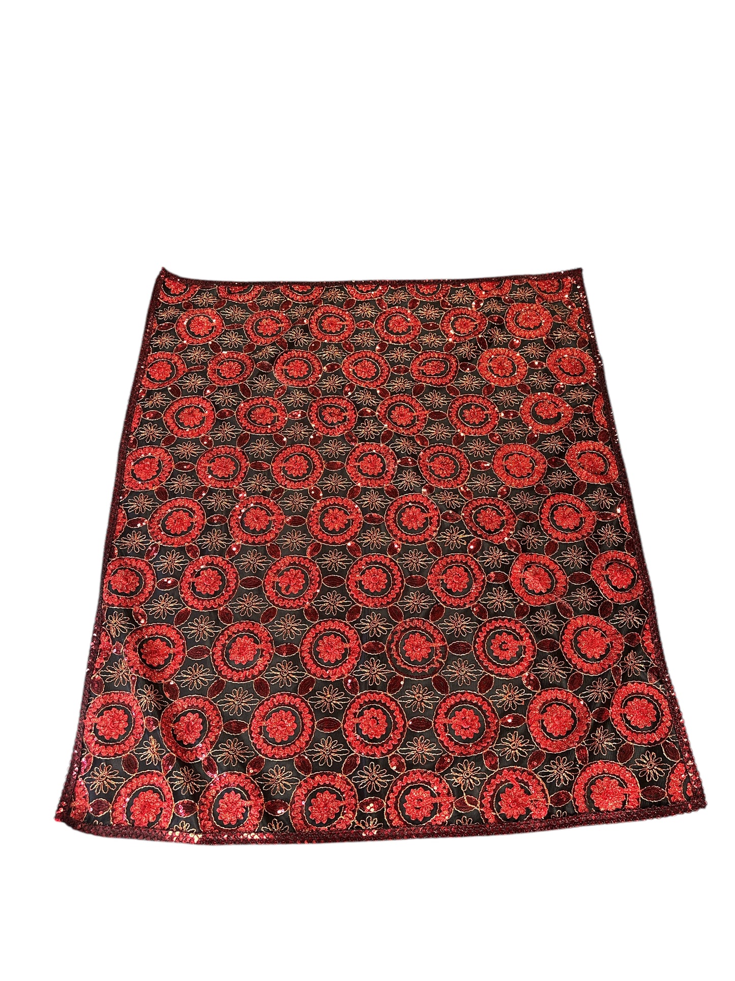 Decorated double Elegua cloth 49"x 42"