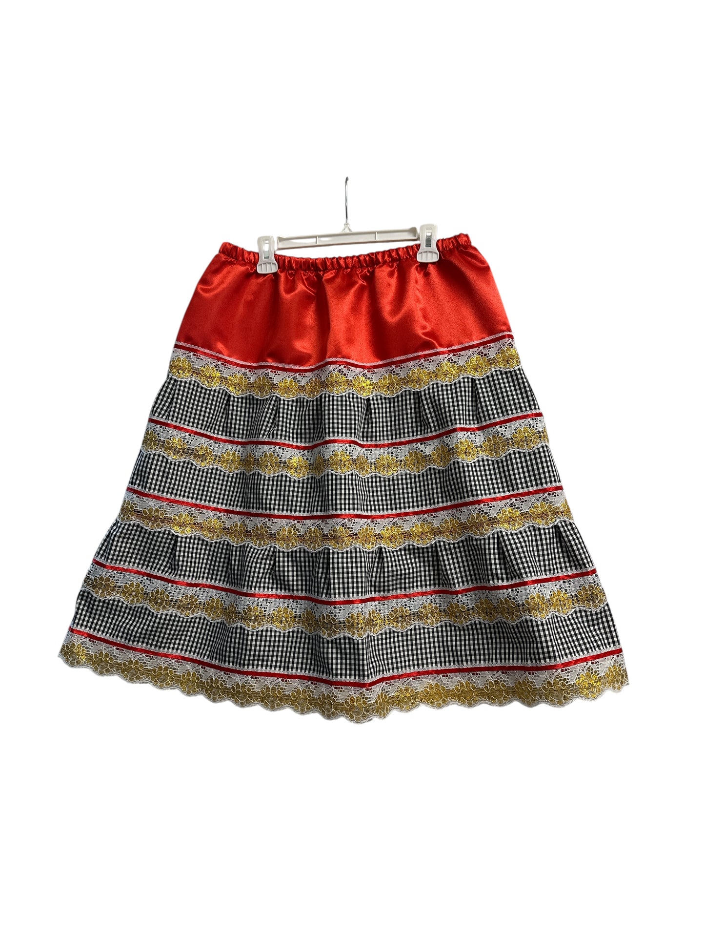 Red and Black Skirt one size