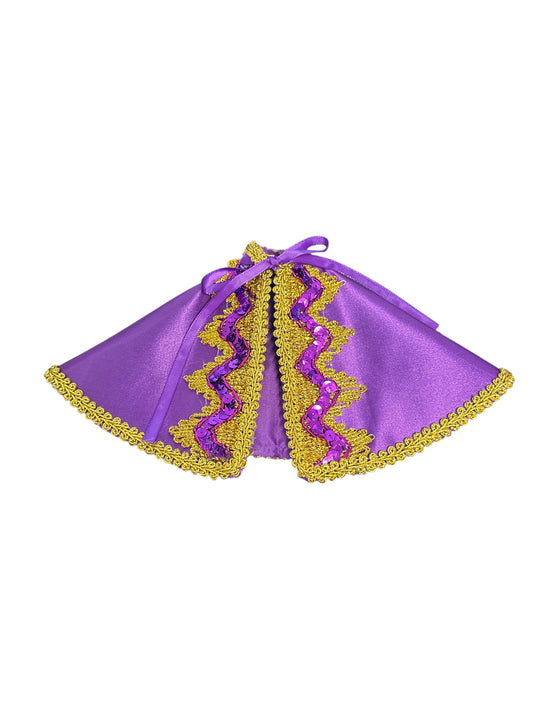 8" Saint Lazarus satin cape