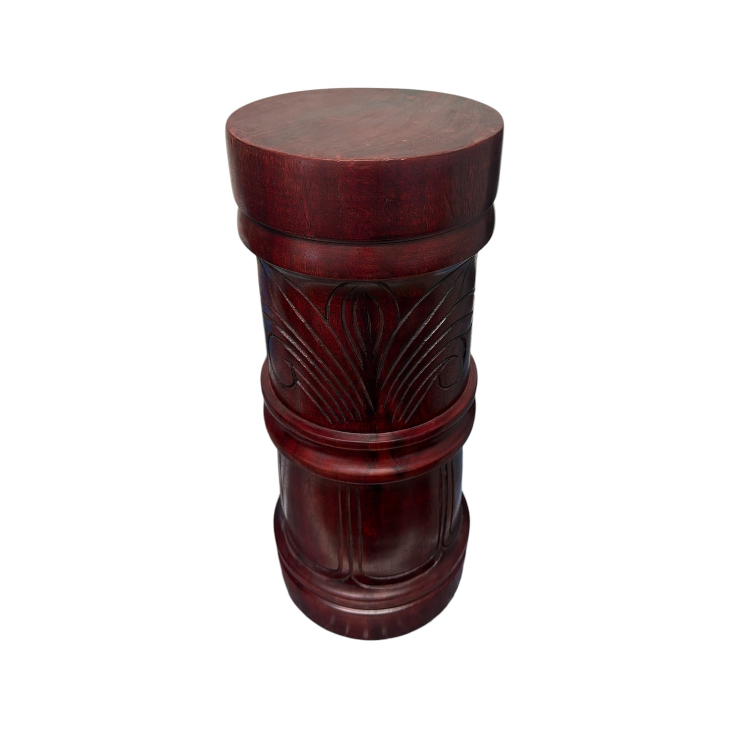 Carved Wooden Pestle (Pilon) 22"H x 9" W