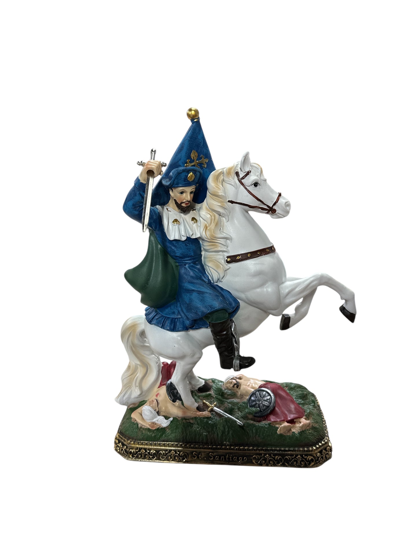 San Santiago /Ogún Balenjod Statue 15”H