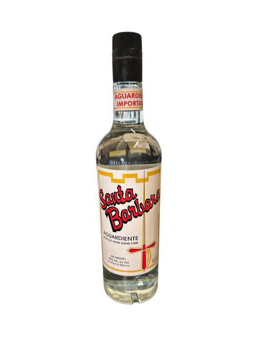 Saint Barbara Aguardiente from sugar cane 750 ml