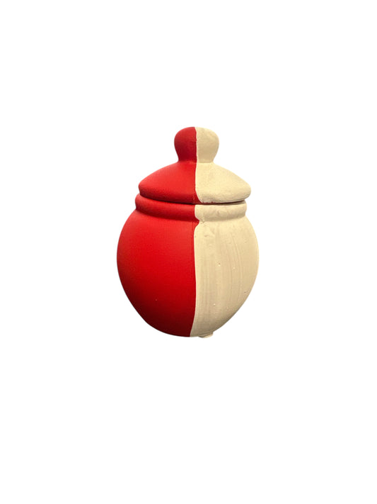 Orisha Oko Painted Small Clay Pot 3.5"x 4"
