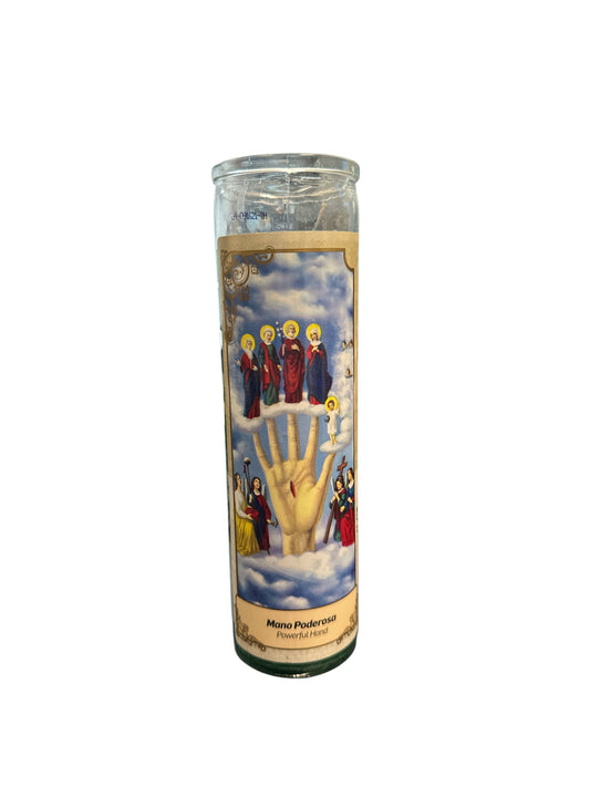 8" Powerful hand candle