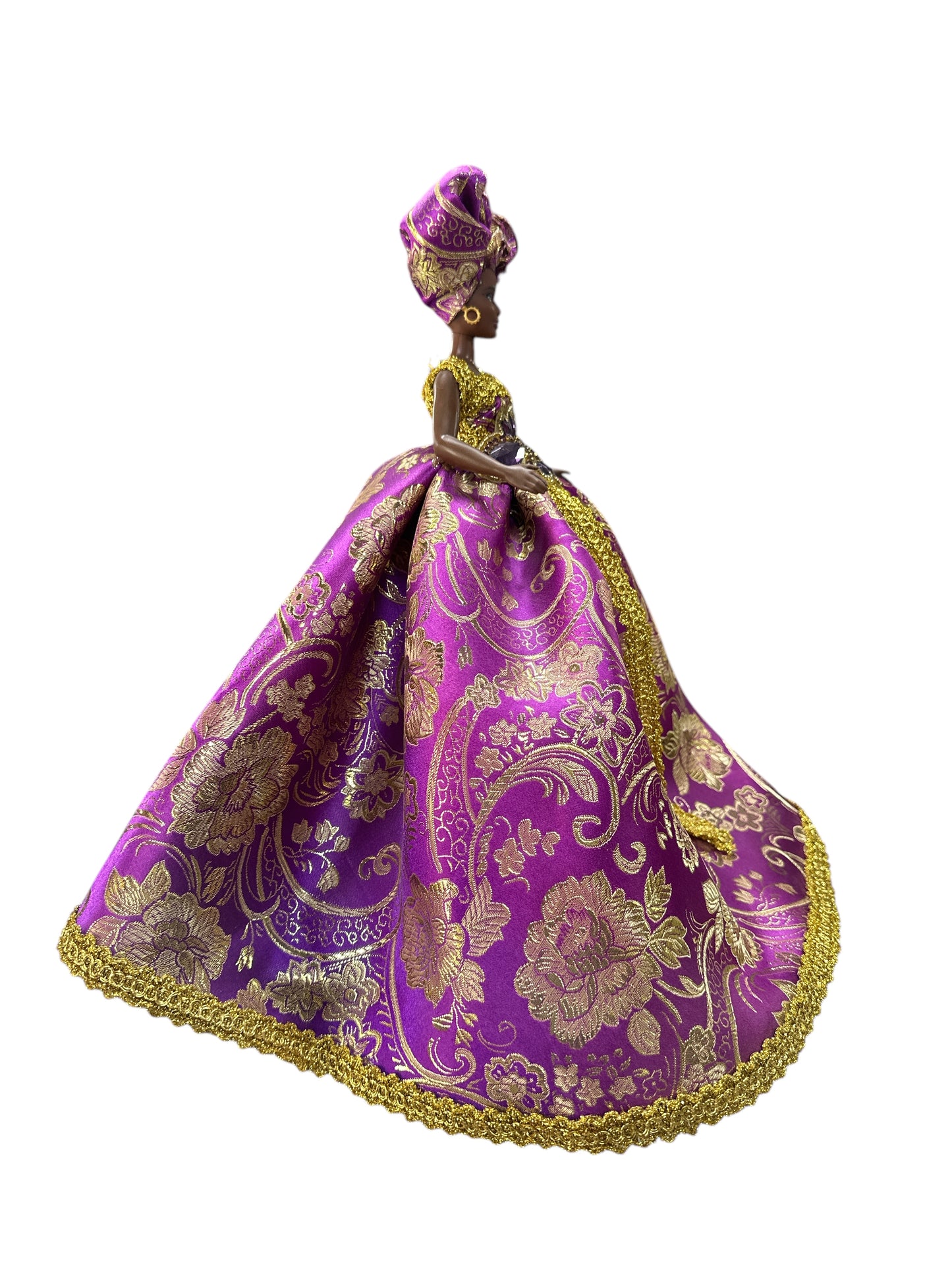 Barbie Size Doll (Purple)