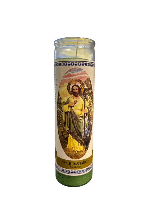 8" Saint Jude Candle
