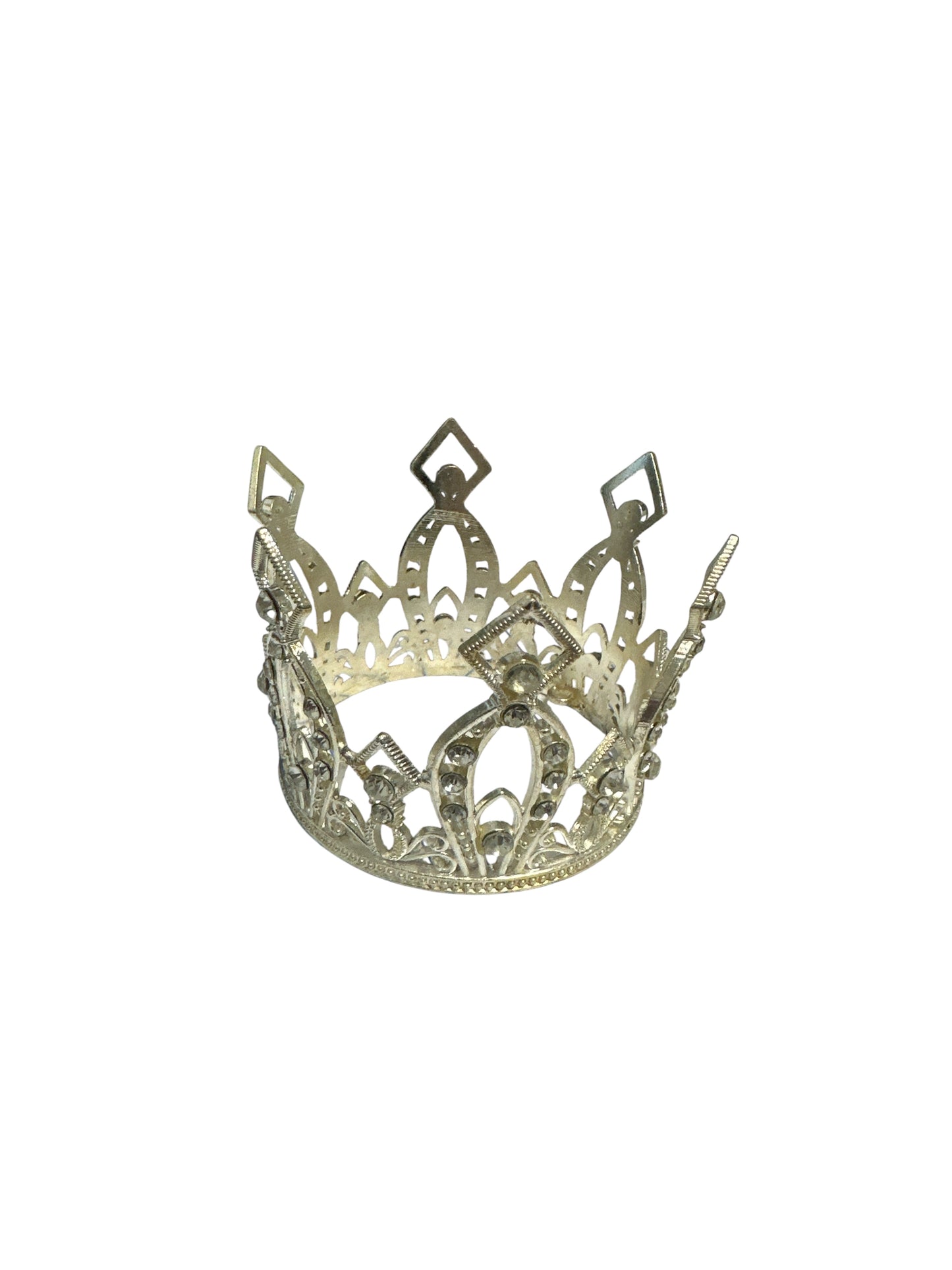 Small Silver Crown 2"H x 3"W