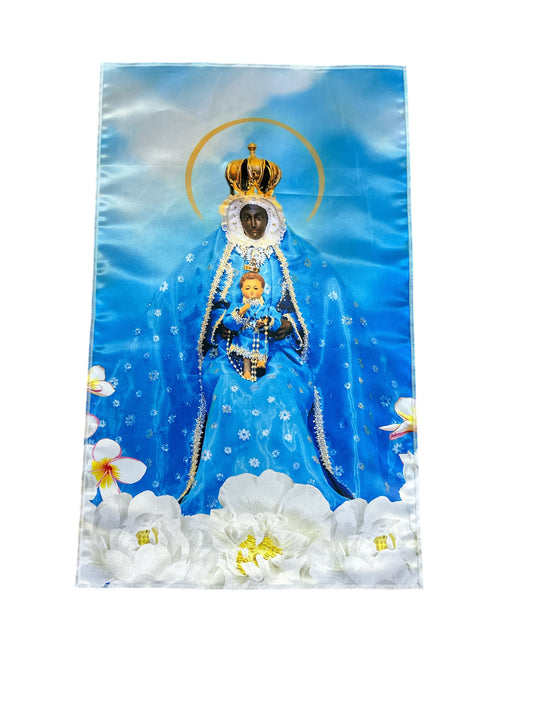 Tapestry Virgin of Regla 21"x 36"